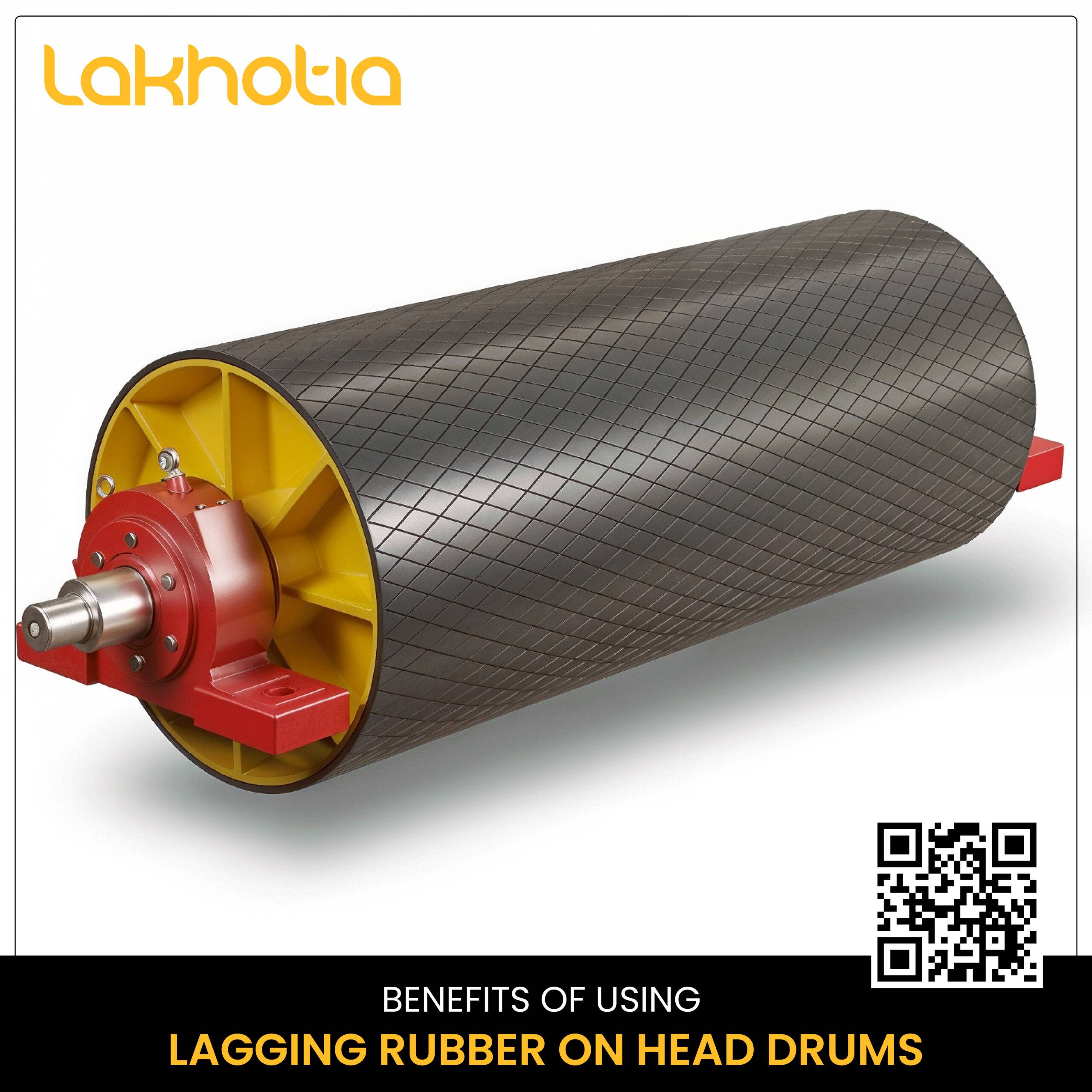 lagging rubber scaled